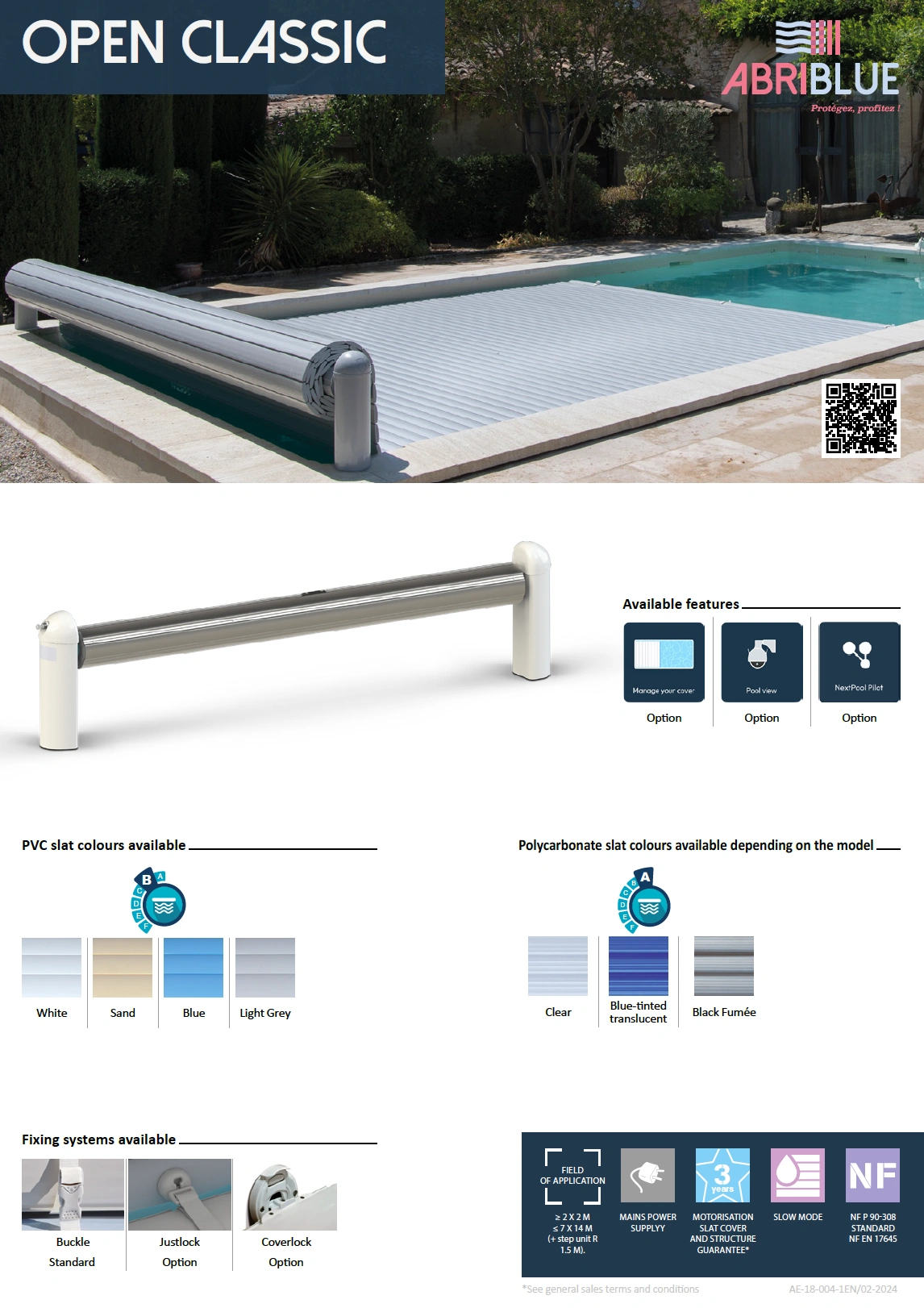 Learn more about OPEN Classic pool cover with app control